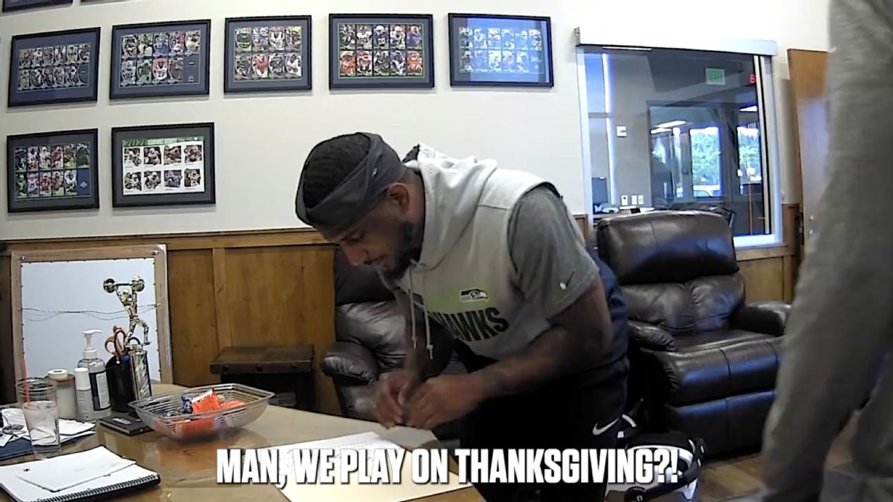 The Seahawks pranked their players with a ridiculously unfair fake schedule