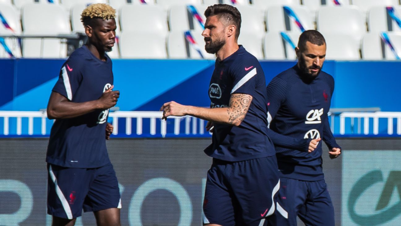 Pogba, Dembele, Camavinga i Giroud są nieobecni w drużynie Francji