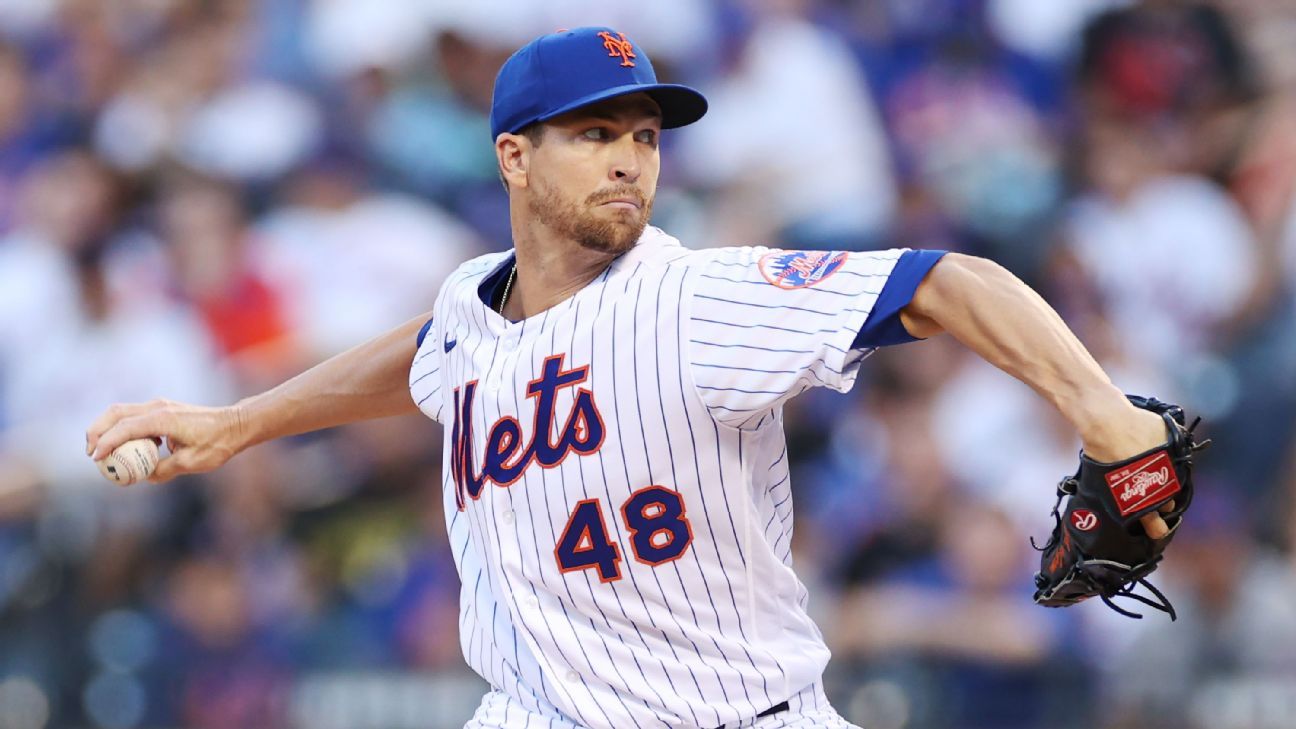 Os Rangers e Jacob DeGrom chegaram a um acordo de 5 anos e US$ 185 milhões.