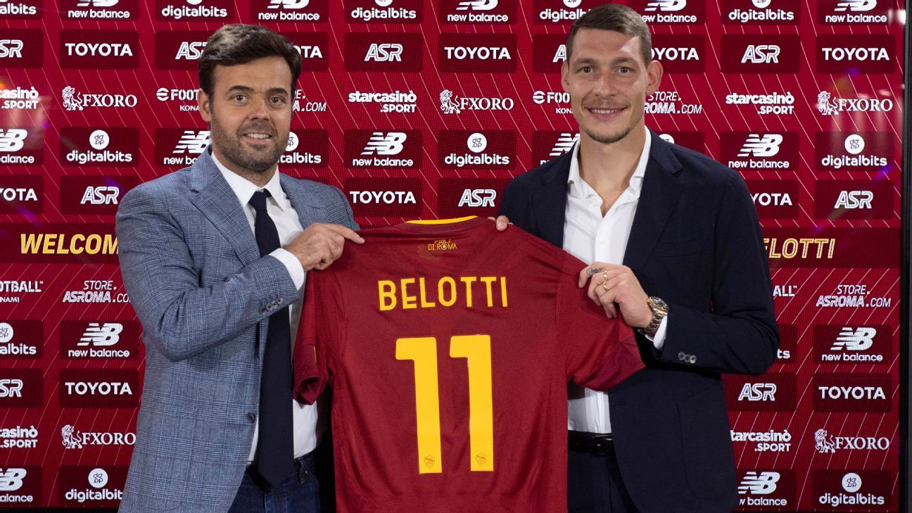 Photo of Italy striker Belotti joins Roma on free transfer