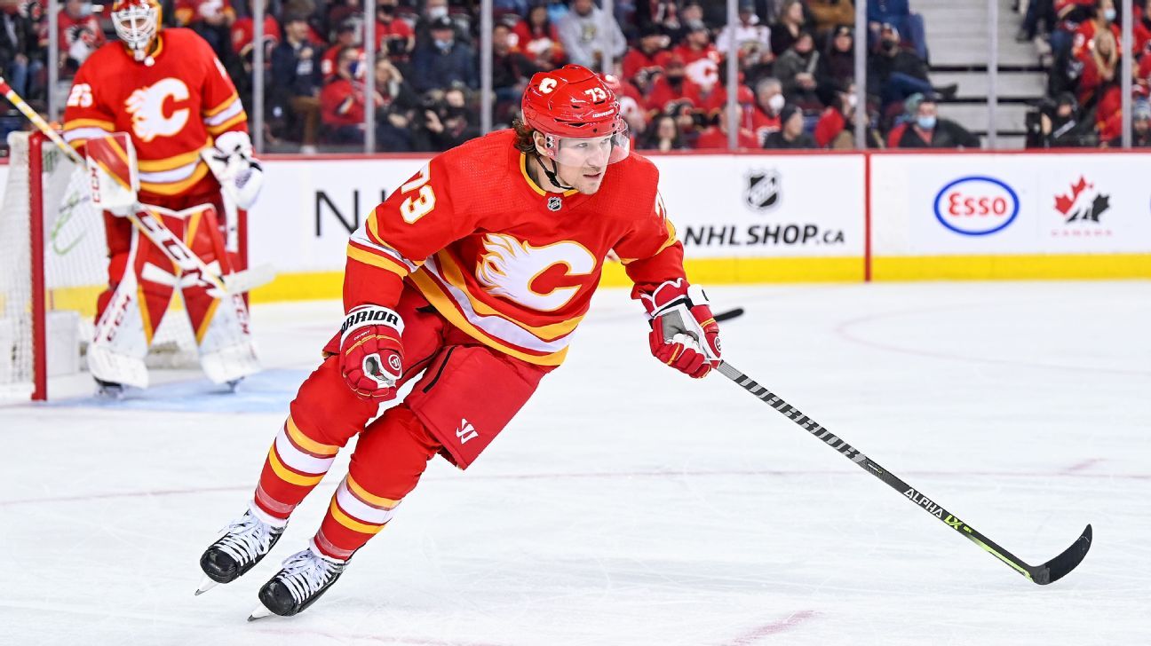 The Flames memperdagangkan Tyler Toffoli ke Devils untuk Sharangovich, draft pick 2023