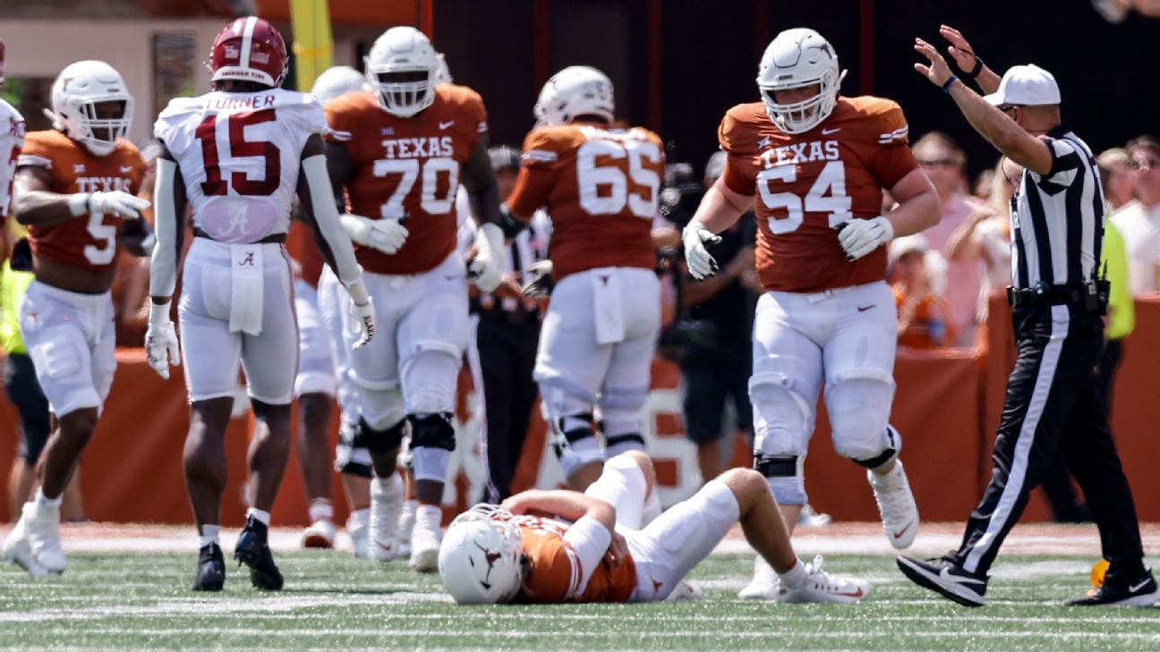 Texas QB Quinn Ewers set to miss 4-6 weeks after MRI shows SC sprain, sources say
