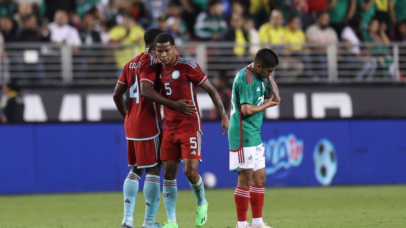 المكسيك تنهار أمام كولومبيا في خسارة ما قبل كأس العالم