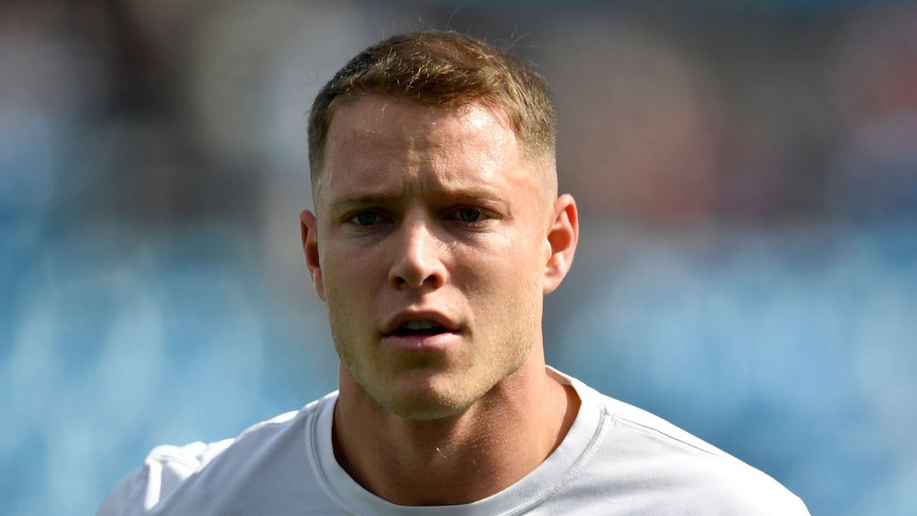 Sources — 49ers prone to have Christian McCaffrey vs. Chiefs
