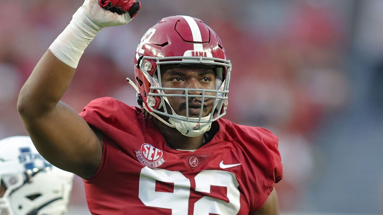 Bama DL Eboigbe (neck) likely out for season
