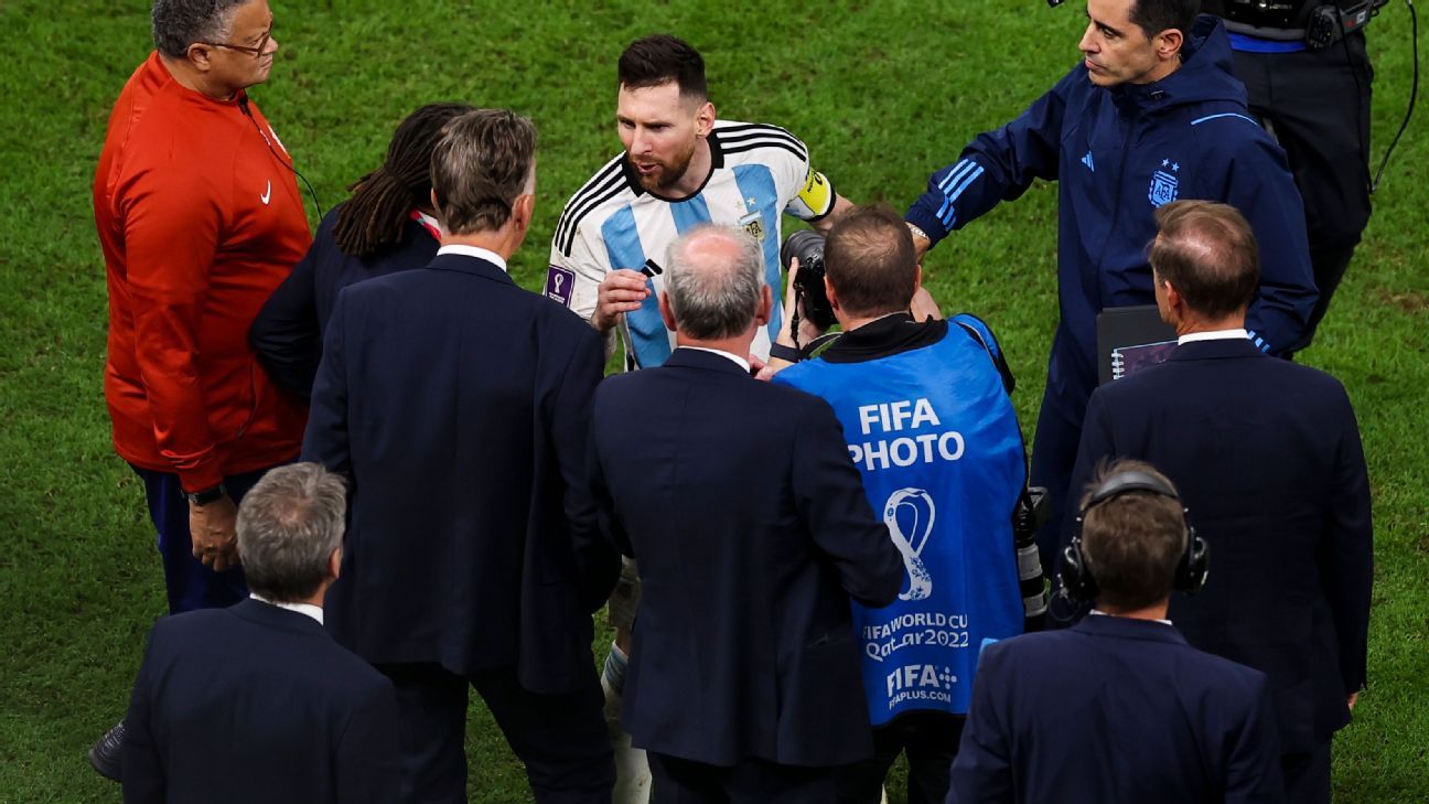 Lionel Messi says Van Gaal “hurt himself” ahead of Argentina-Netherlands match