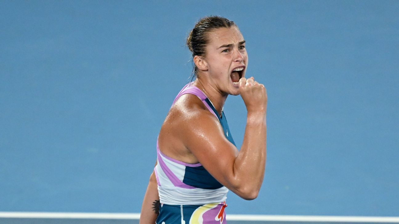 Finale féminine de l’Open d’Australie : Aryna Sabalenka se bat pour sa première victoire en Grand Chelem