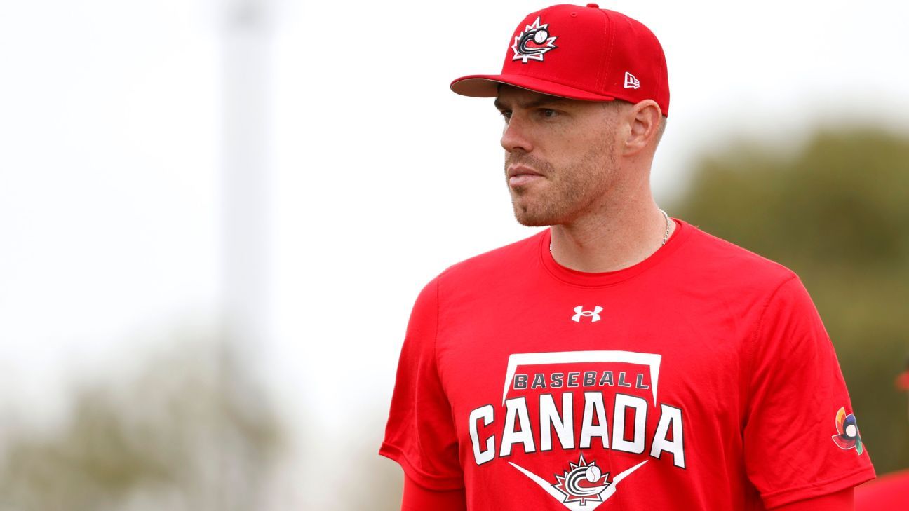 Why Freddie Freeman is playing against the U.S. tonight instead of for Team USA