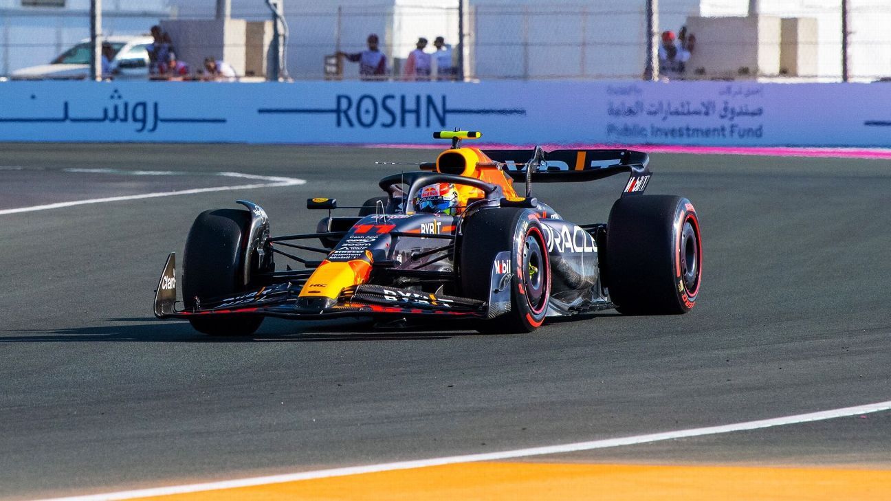What time does Checo Pérez run the Saudi Arabian Grand Prix?