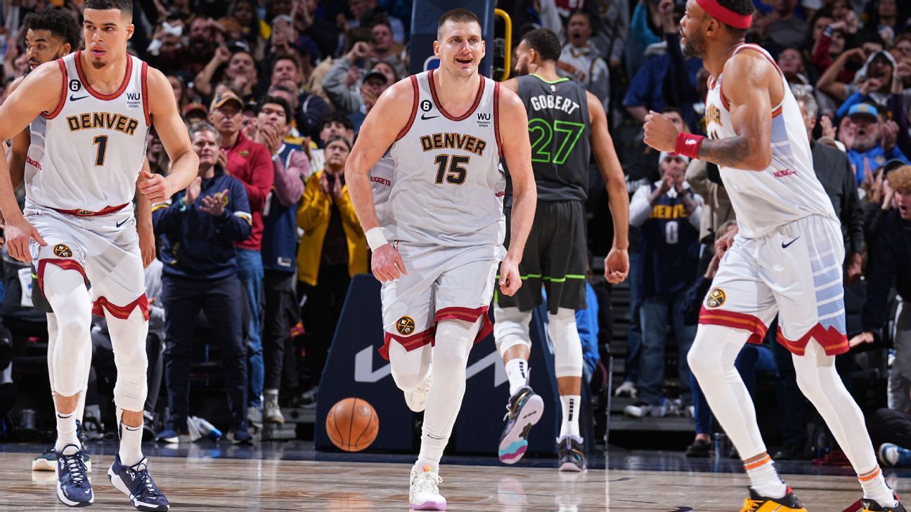 Nuggets sweat out win to eliminate Wolves in 5