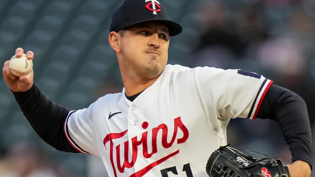 Twins will shut P Mahle down for at least 4 weeks
