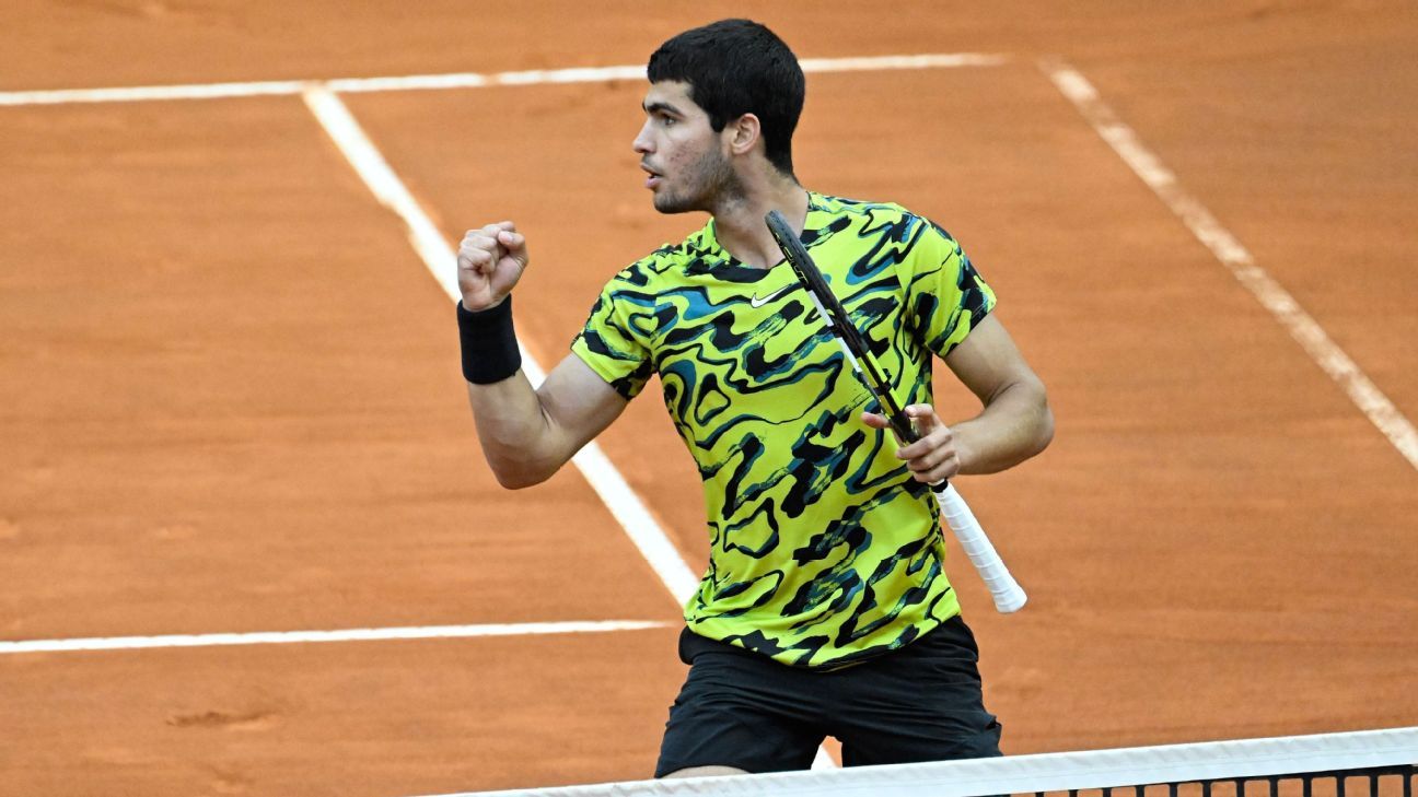Alcaraz clinches No. 1 ranking with win in Rome