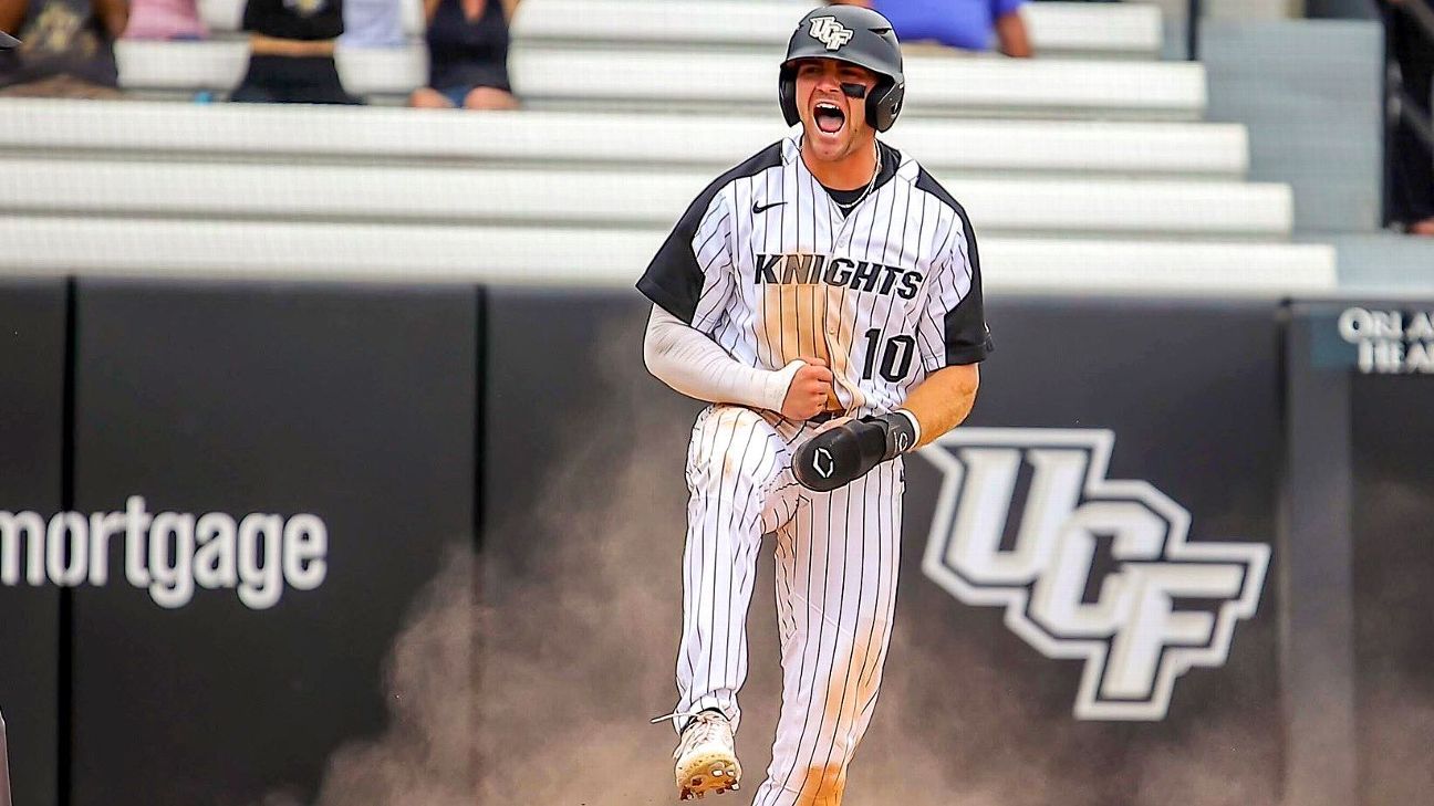 Private planes, pickup trucks and a full calendar: How UCF's John Rhys Plumlee juggled football and baseball this spring