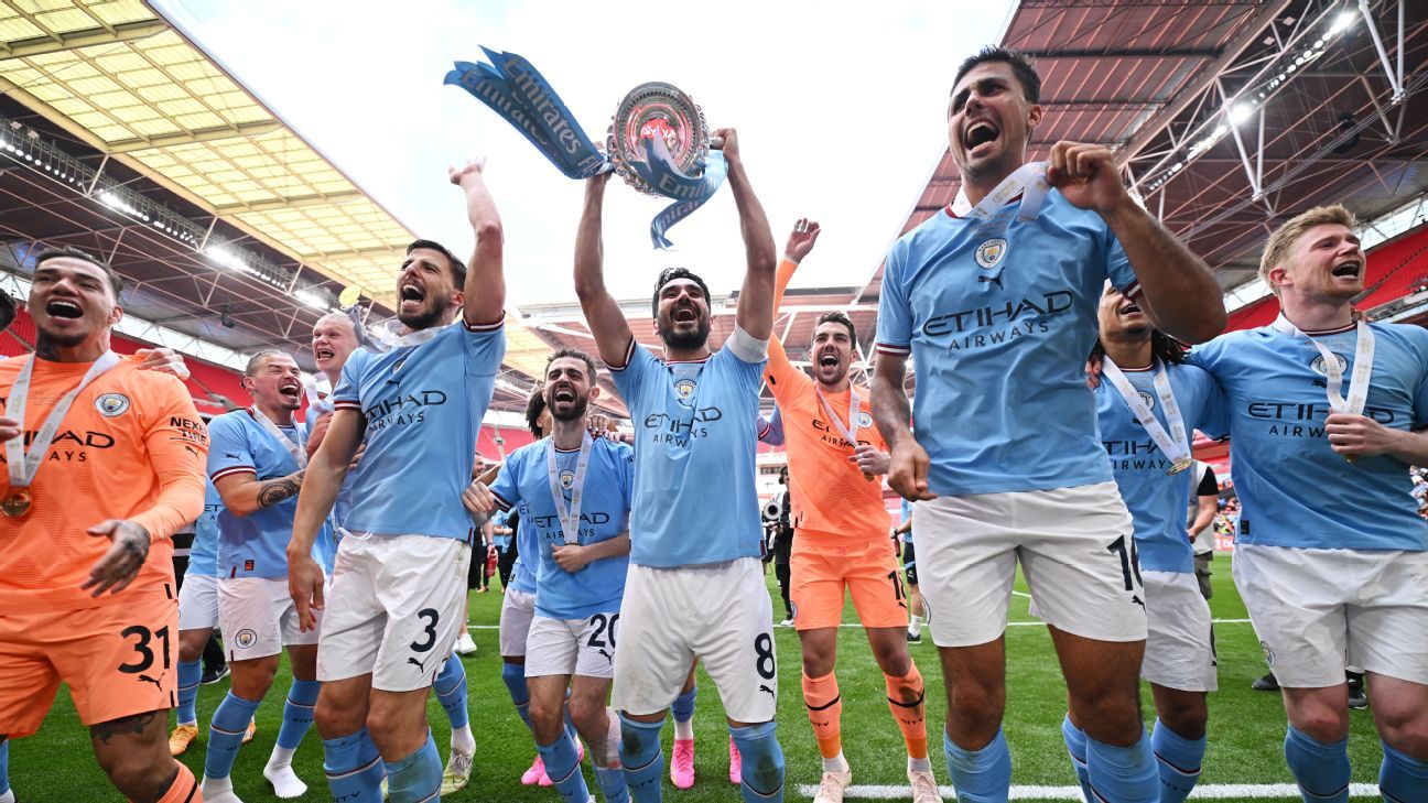 Man City’s FA Cup win makes treble triumph look inevitable