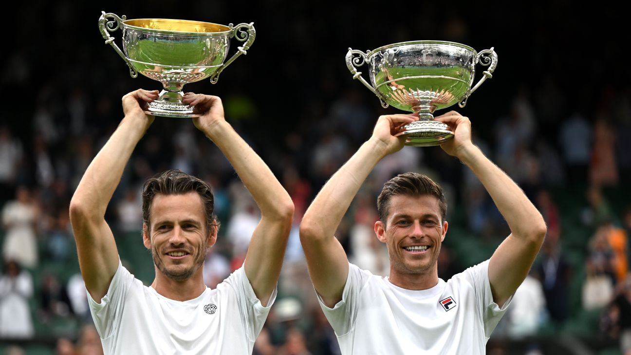 Neal Skupski et Wesley Koolhof remportent le double masculin de Wimbledon