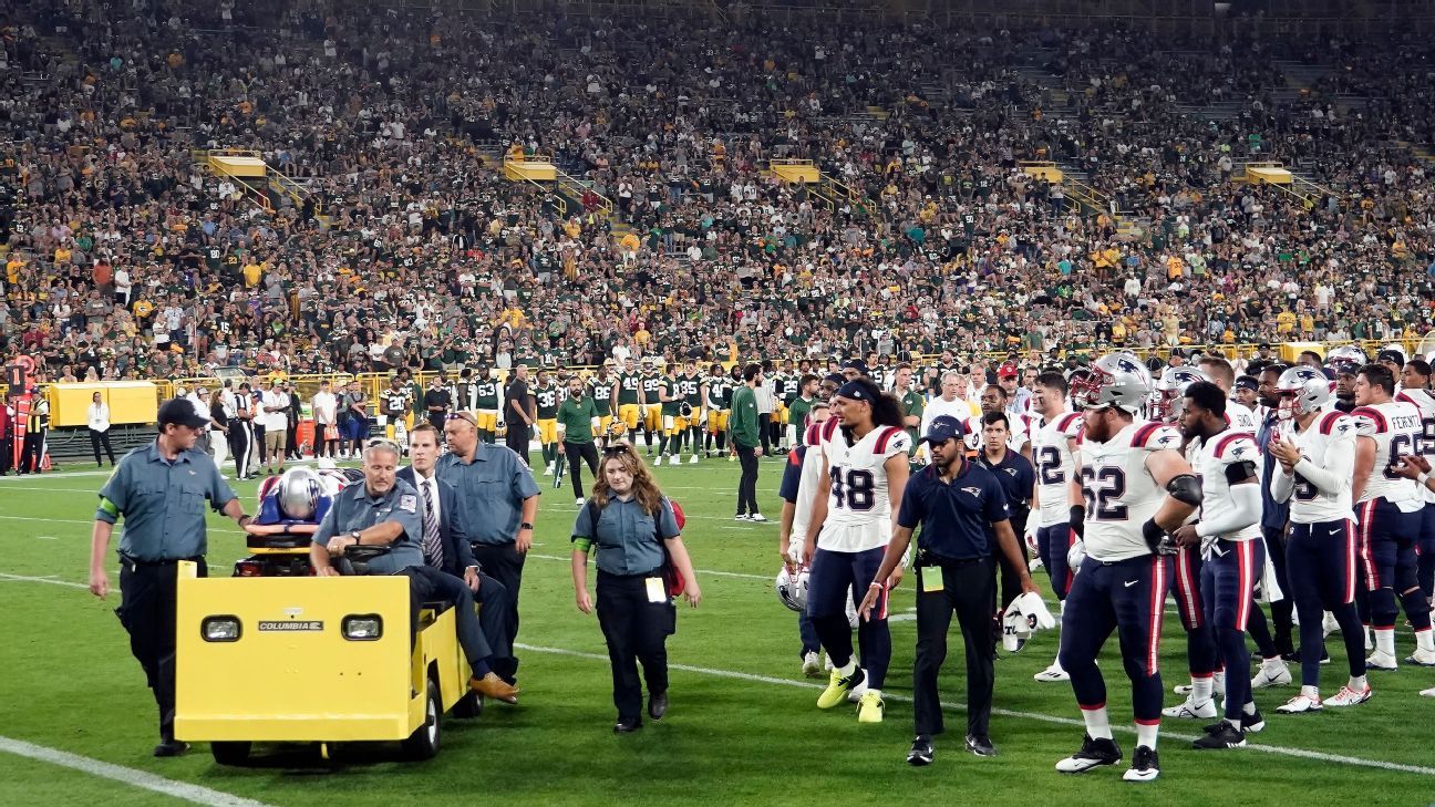 Patriots vs. Packers suspended due to injury to Isaiah Bolden