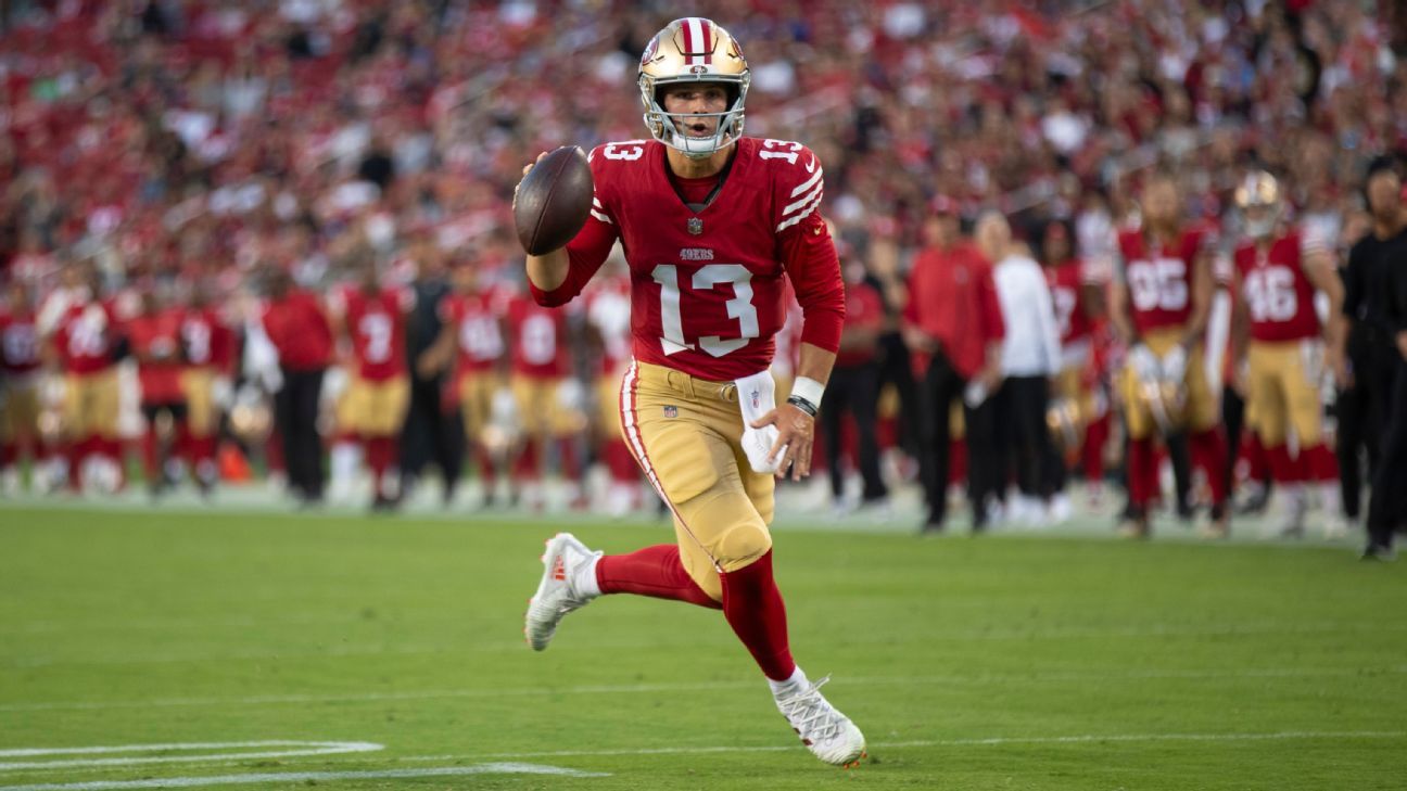 State of the 49ers’ QB depth chart after another eventful offseason: Brock Purdy is the guy … right?