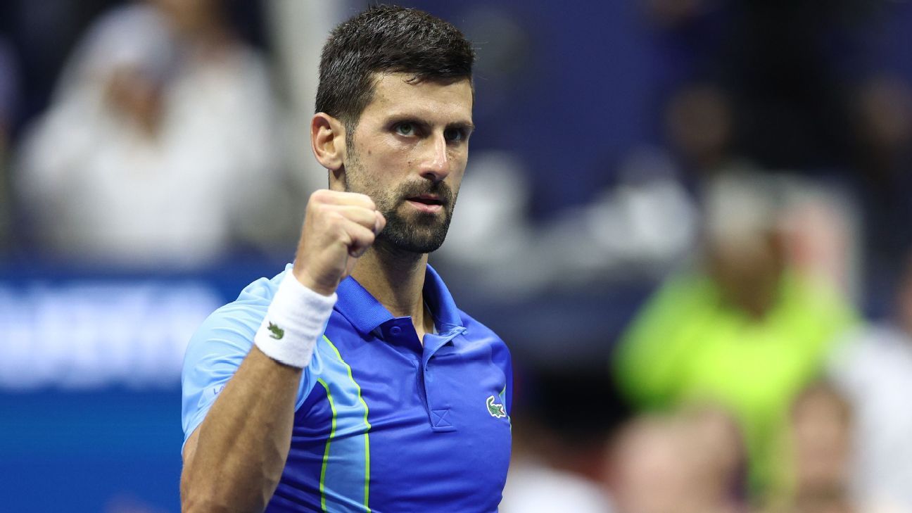 Novak Djokovic continues his stellar run at the US Open 2023