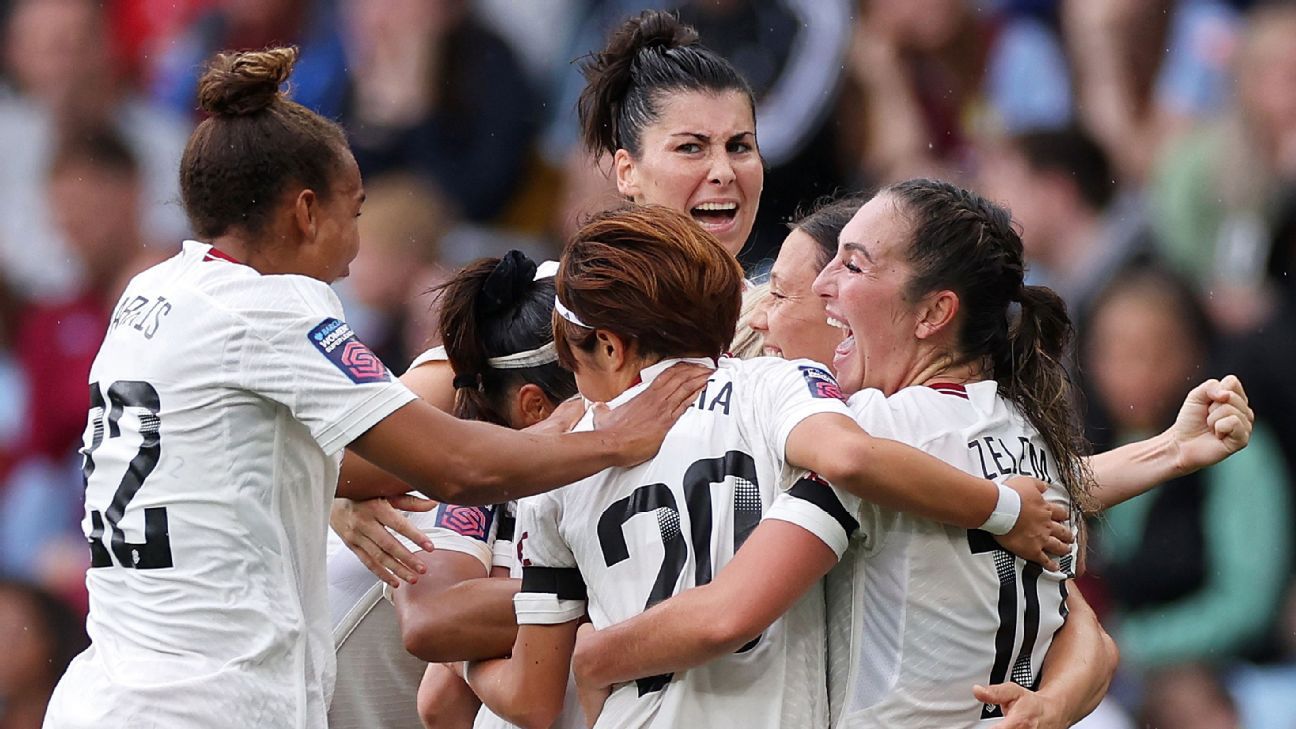 Euro women’s weekend review: WSL returns in style, Man United win late, Lyon down PSG