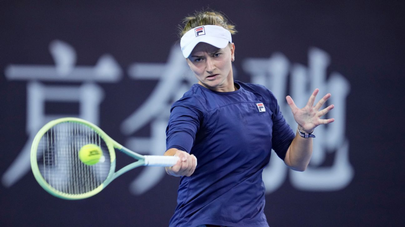 La Krejkova ha dato spettacolo in semifinale e punterà al titolo a Zhengzhou