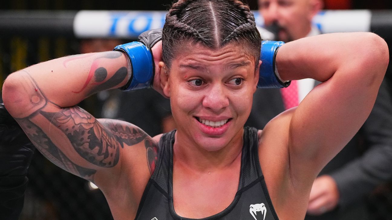Mayra Bueno Silva, candidate poids coq féminin de l’UFC, suspendue