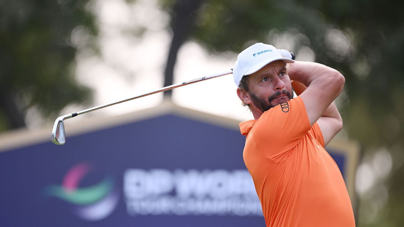 Joost Luiten loses three clubs up a tree on DP World Tour