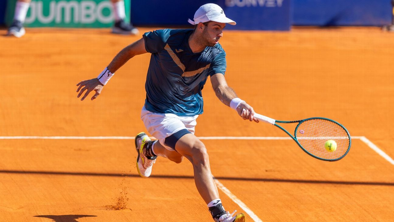 Díaz Acosta entered his first ATP final at the Argentine Open
