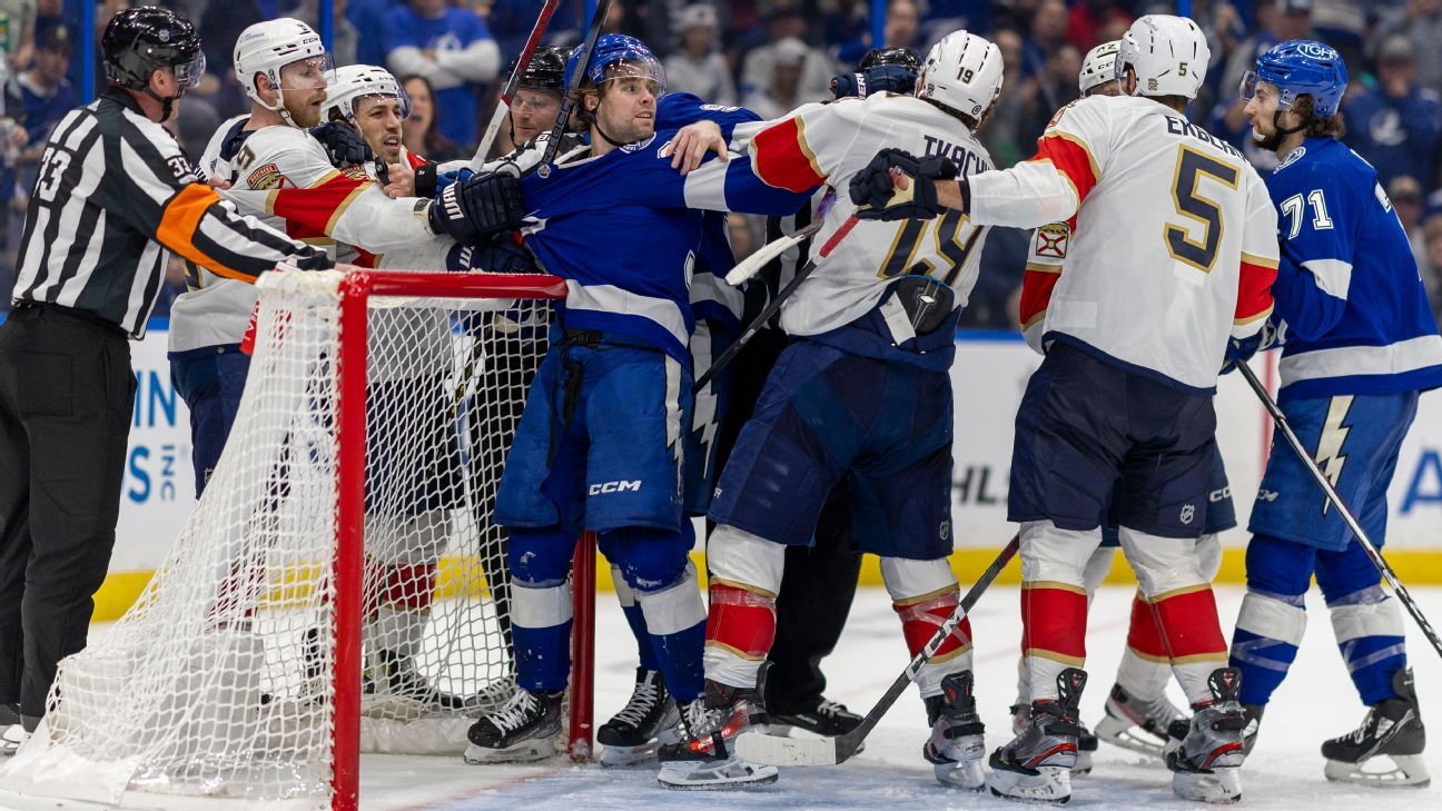 Where does Panthers-Lightning land in the ranking of current NHL rivalries?