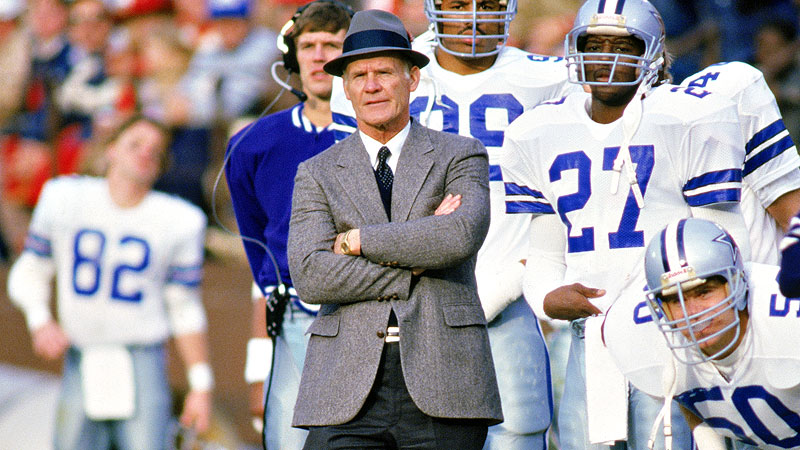 Coach -- Tom Landry, Cowboys - All Time Texas Super Bowl Team - ESPN