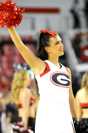 Georgia cheerleader - Georgia vs. Arkansas basketball photo gallery - ESPN