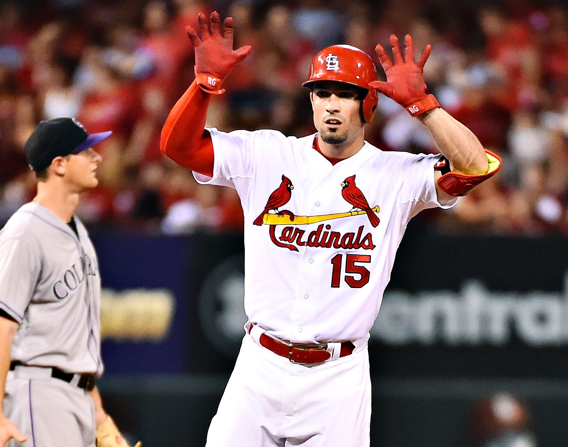 No. 7: Randal Grichuk, OF, St. Louis Cardinals - Photos: MLB rookies to ...